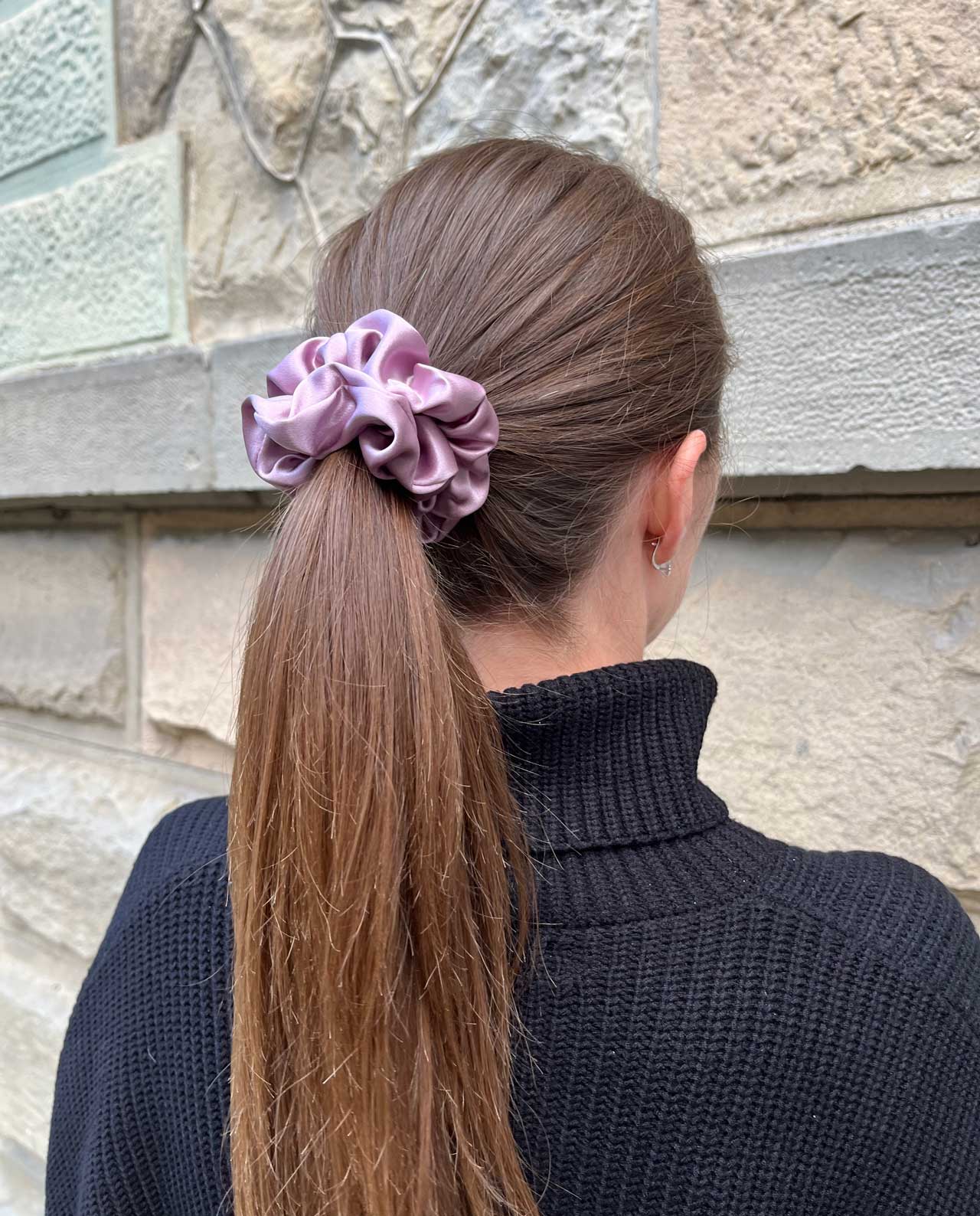 Шовкова Резинка M Бузковий - Зображення 2