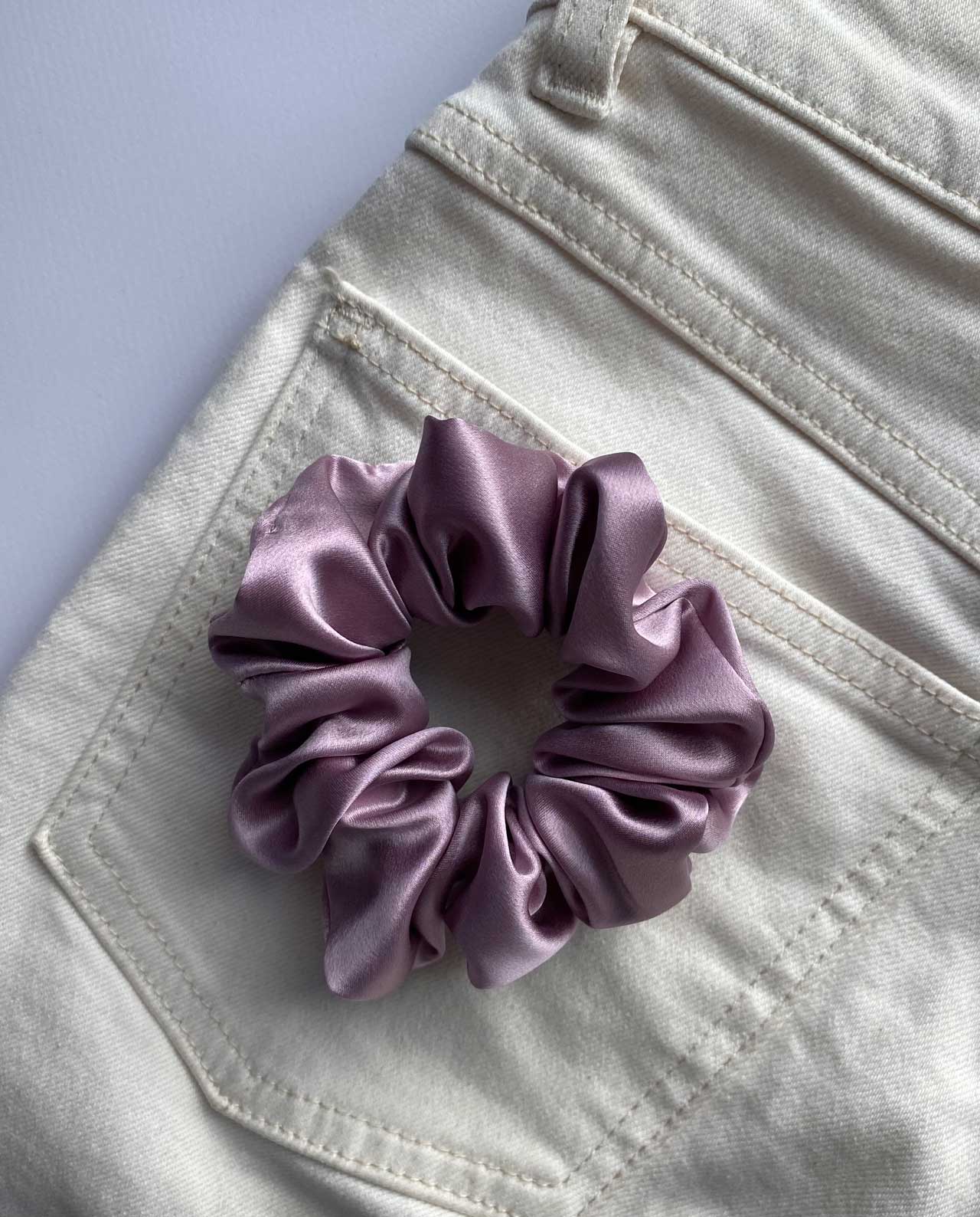 Шовкова Резинка M Бузковий - Зображення 3