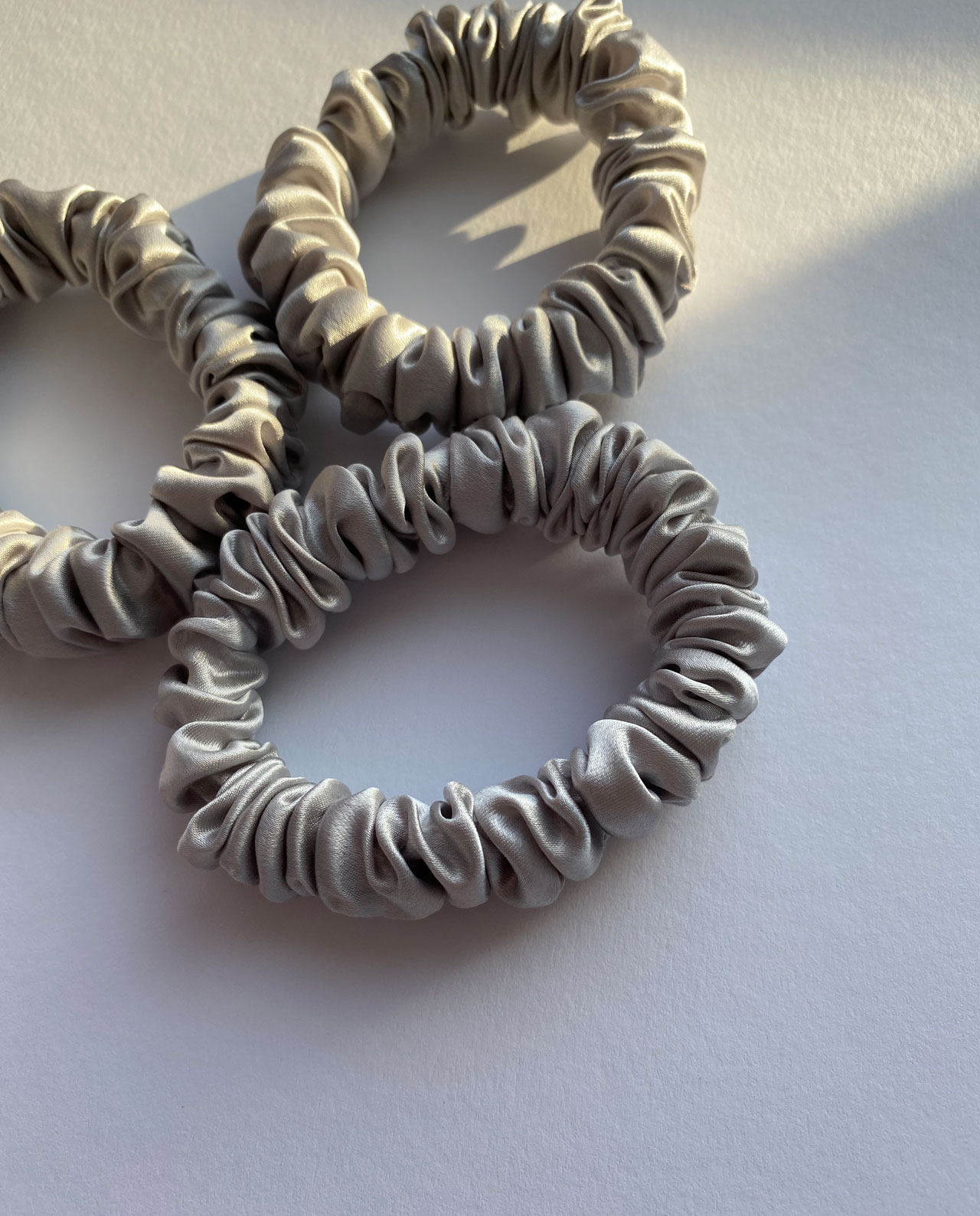 Шовкова Резинка S Срібний - Зображення 3