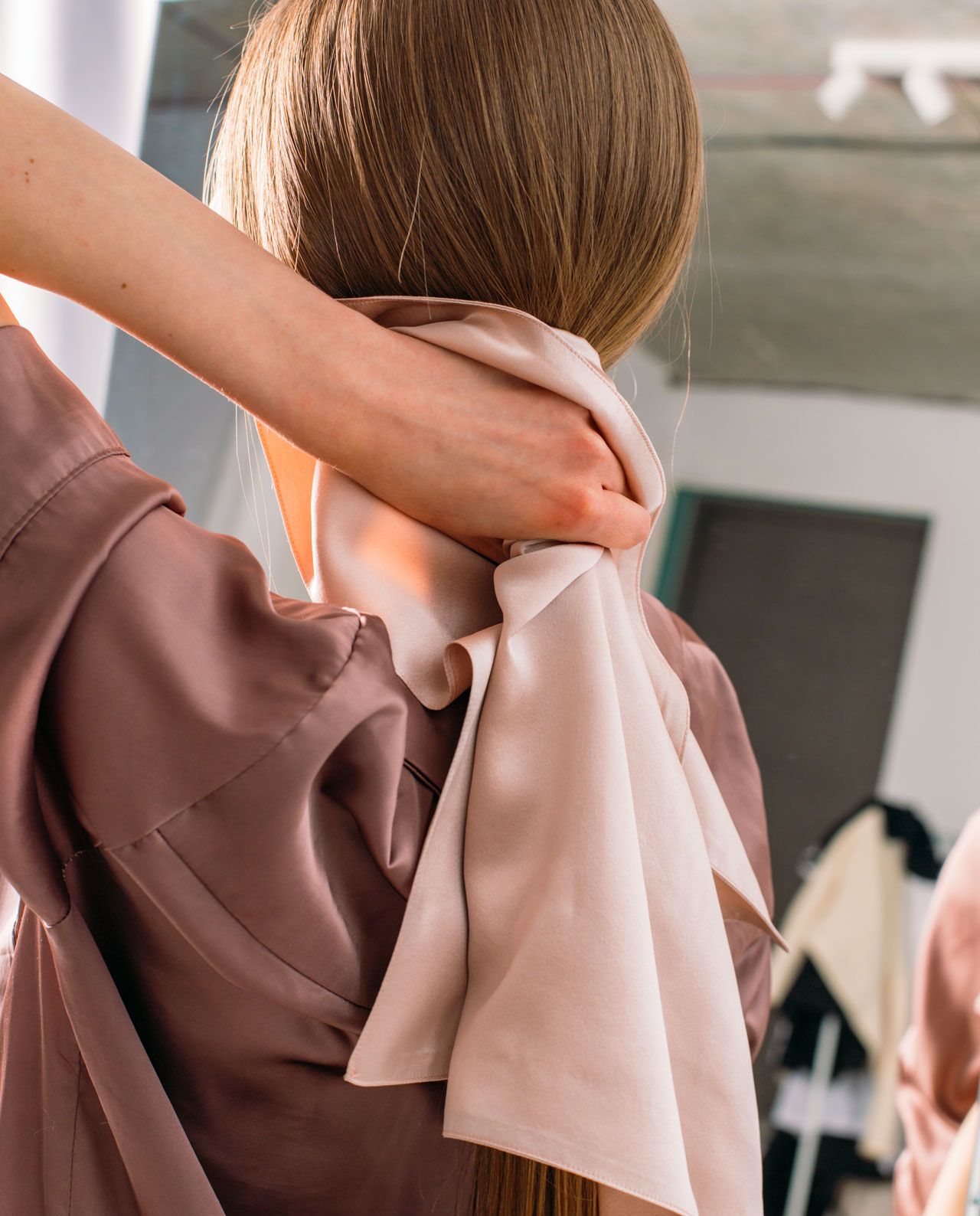 Шовковий рушник Беж - Зображення 3