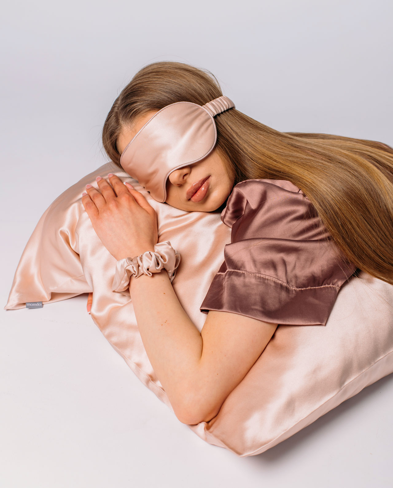 Шовкова наволочка Беж - Зображення 3